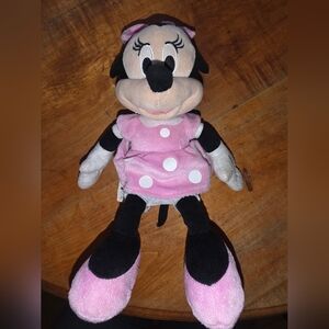 Disney Minnie Mouse Plush Doll, 15.5", Pink Outfit, Brand New With Tags